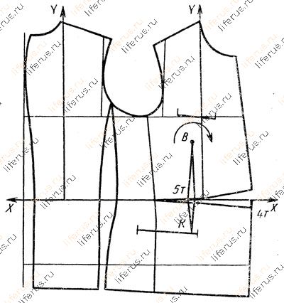 Построение конструктивной основы мужского пиджака